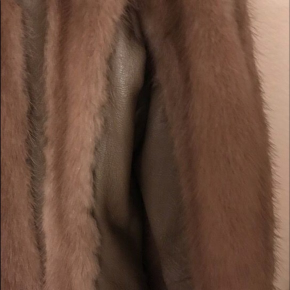 Bullocks fur coat real fur and leather - Picture 5 of 6